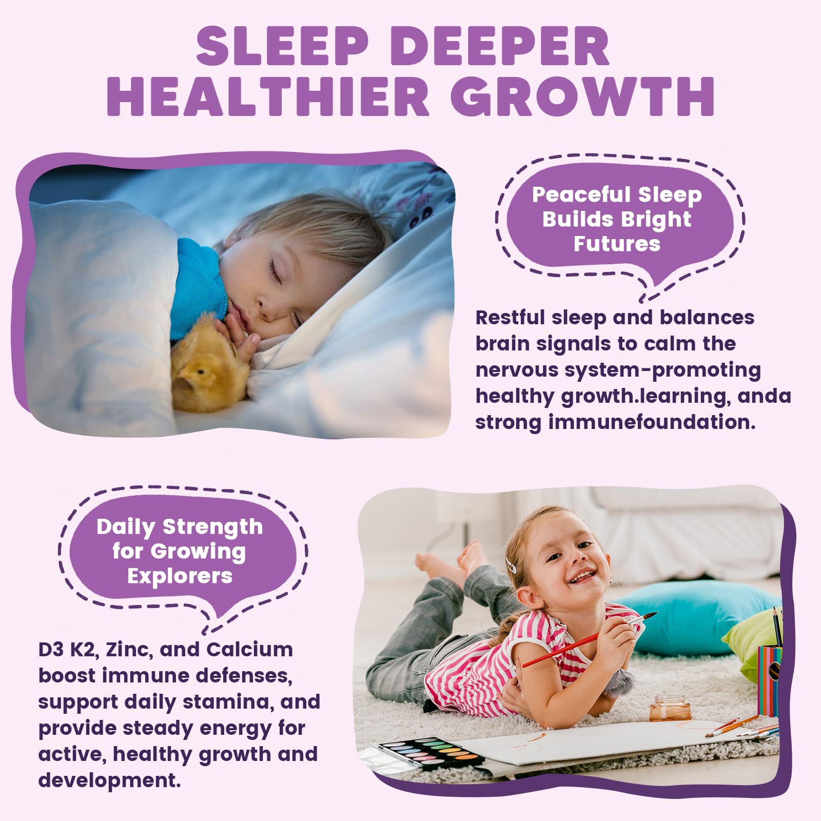 GONGOTA Calm Kids Magnesium Gummies ingredients list