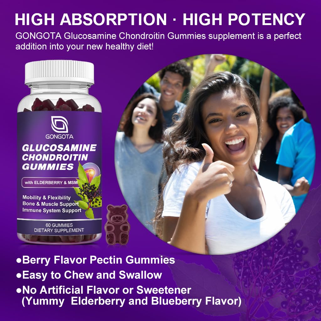 GONGOTA Glucosamine Chondroitin Gummies lifestyle scene