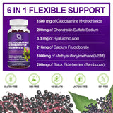 GONGOTA Glucosamine Chondroitin Gummies nutritional information