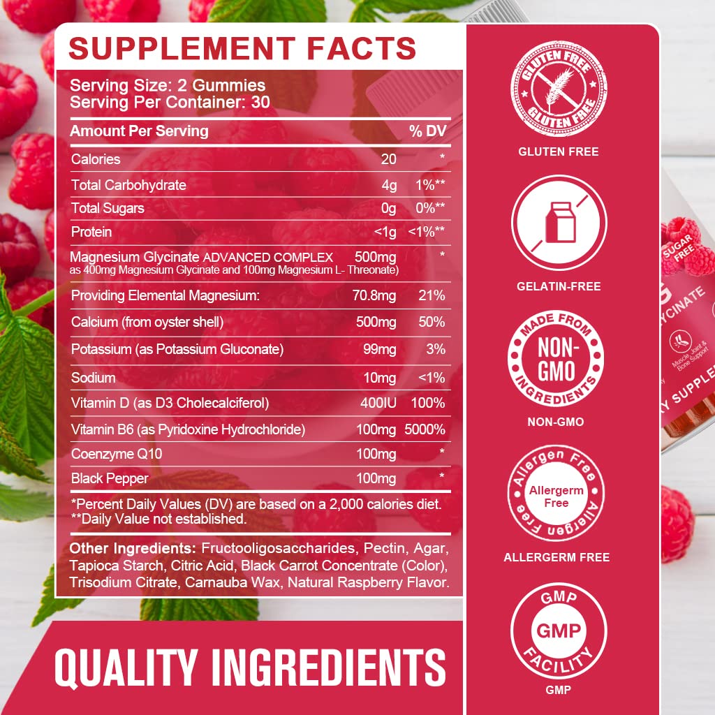 GONGOTA Magnesium Glycinate Gummies packaging