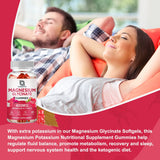 GONGOTA Magnesium Glycinate Gummies with a measuring spoon