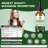 GONGOTA Soursop Drops 95g back view with ingredients