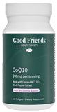 Good Friends Health Society CoQ10 200mg Ubiquinol softgels front view