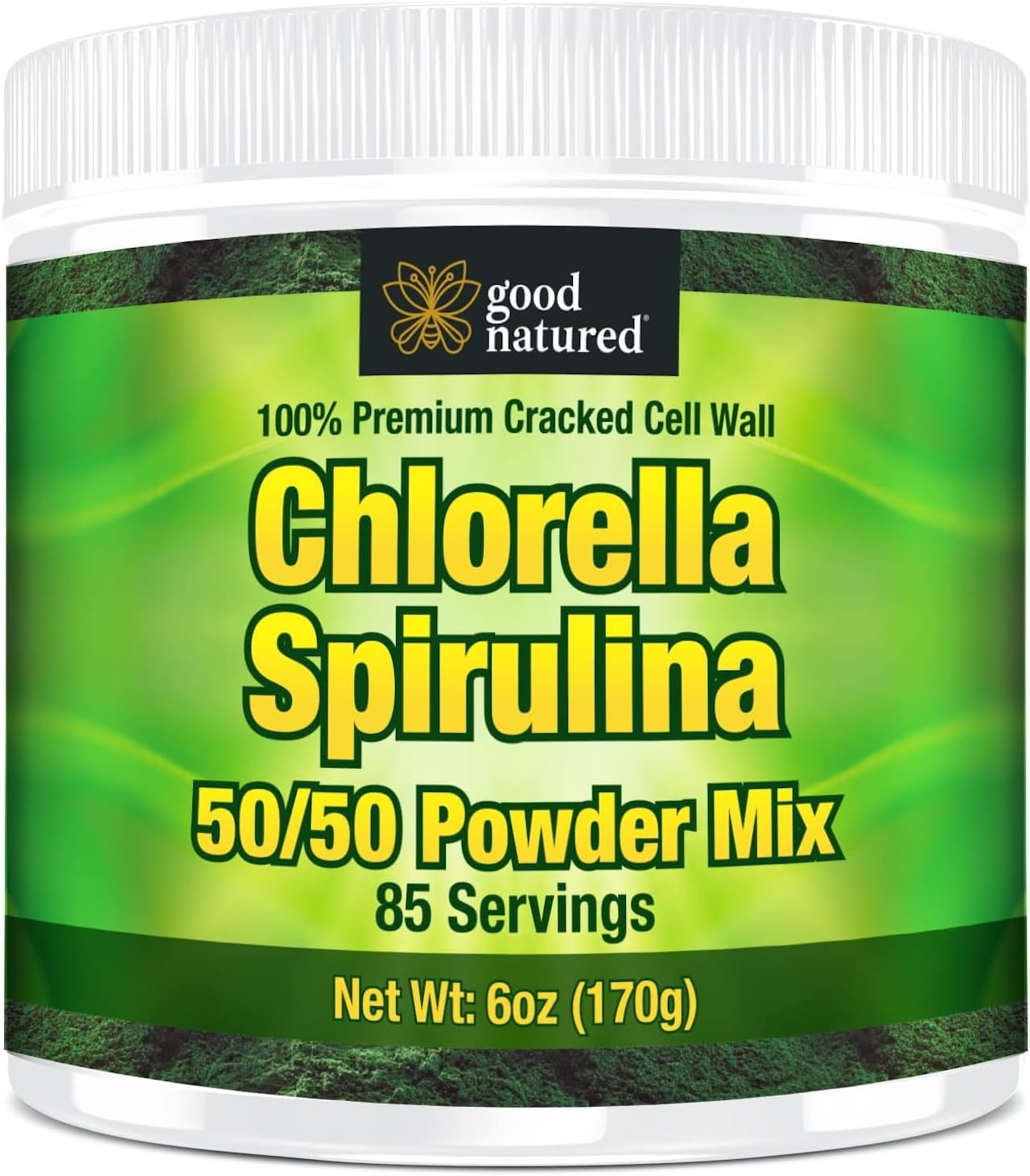 Good Natured Chlorella Spirulina Powder 170g front view