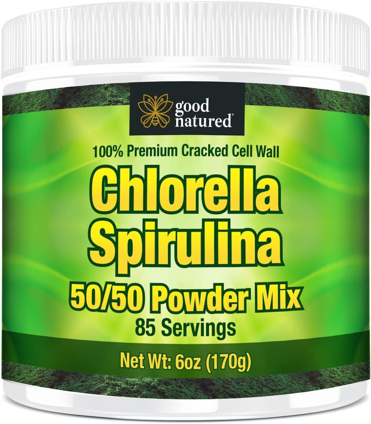 Good Natured Chlorella Spirulina Powder 170g front view