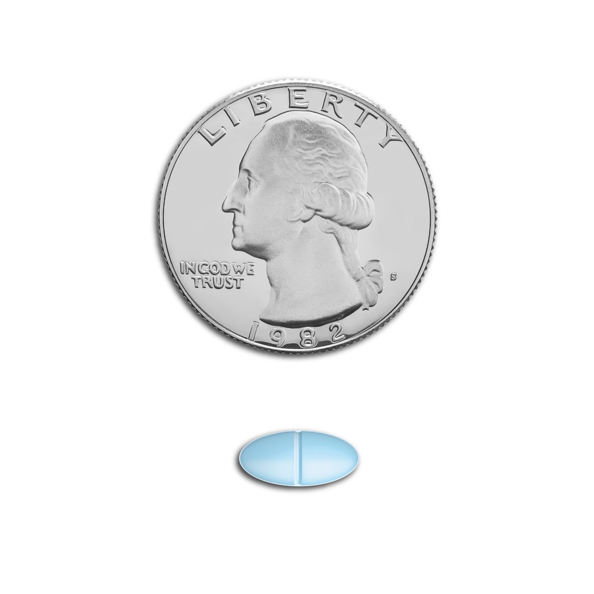 Good Sense Sleep Aid Tablets 25 mg with a glass of water