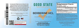 Good State Berberine HCL 400mg capsules packaging