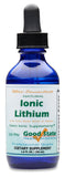Good State Ionic Lithium Glass Bottle front view with dropper