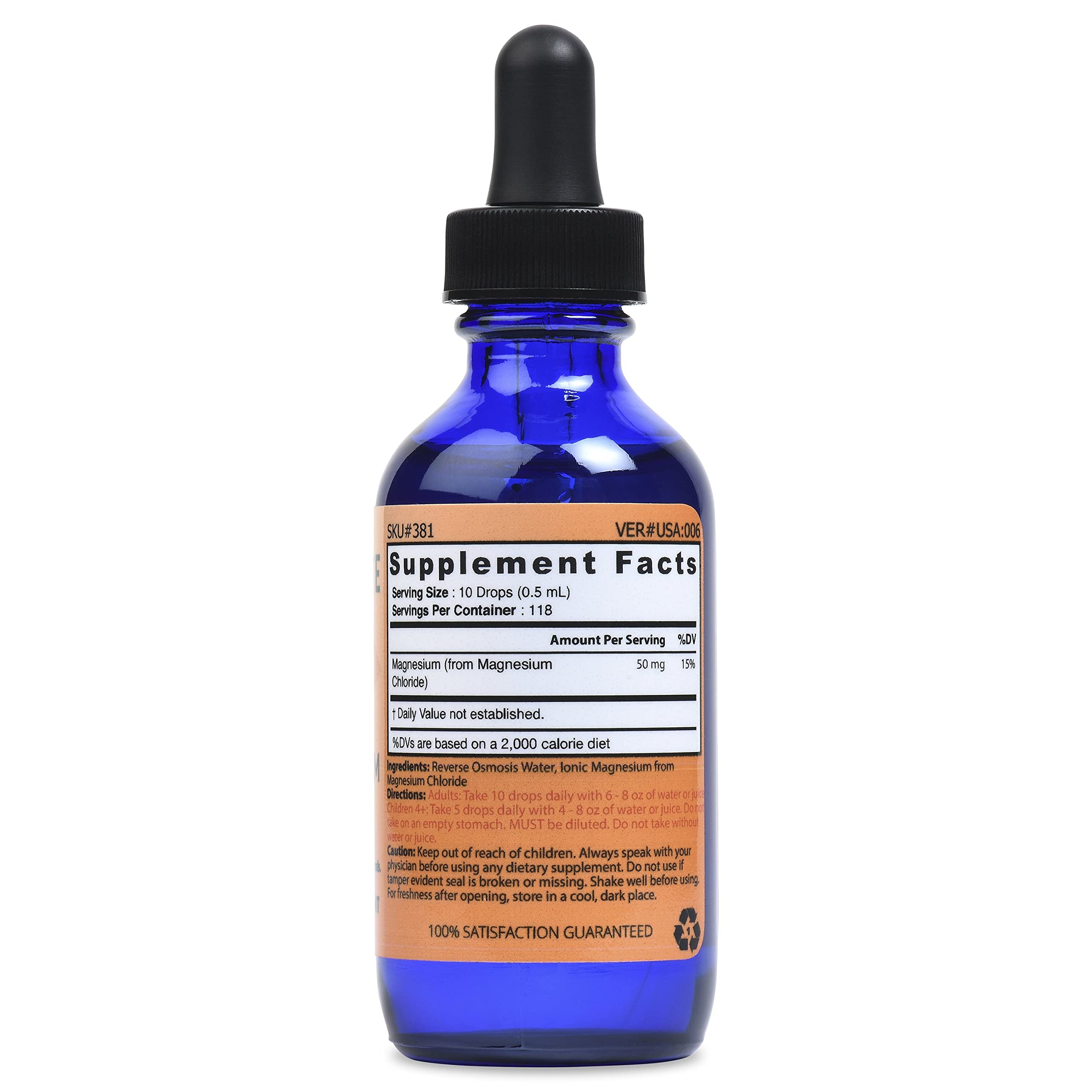 Good State Ionic Magnesium dropper close-up