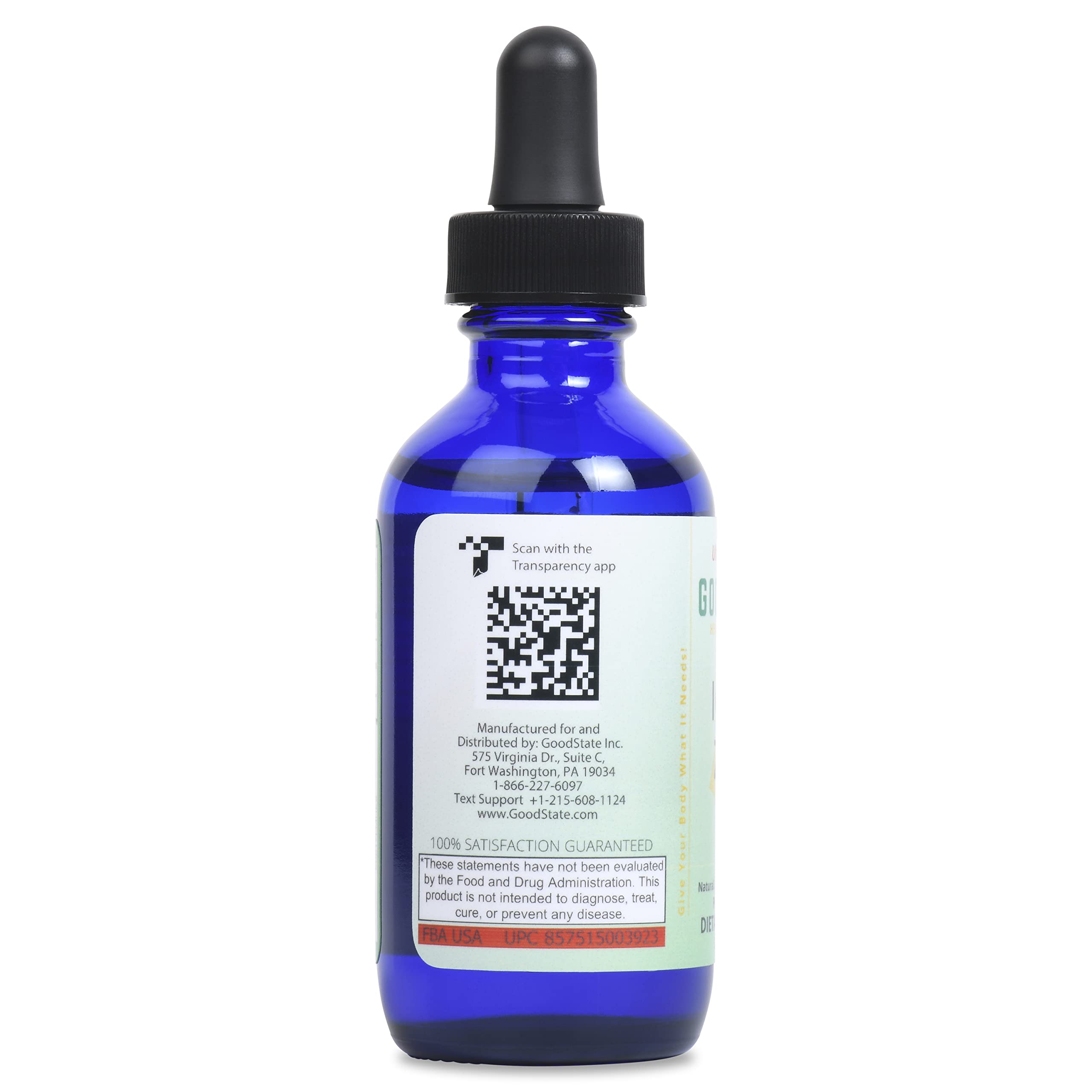Good State Liquid Zinc Supplement 120g side view