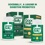GoodBelly Probiotic Capsules with a glass of water