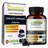 GoodlifePick Pure Himalayan Shilajit capsules front view