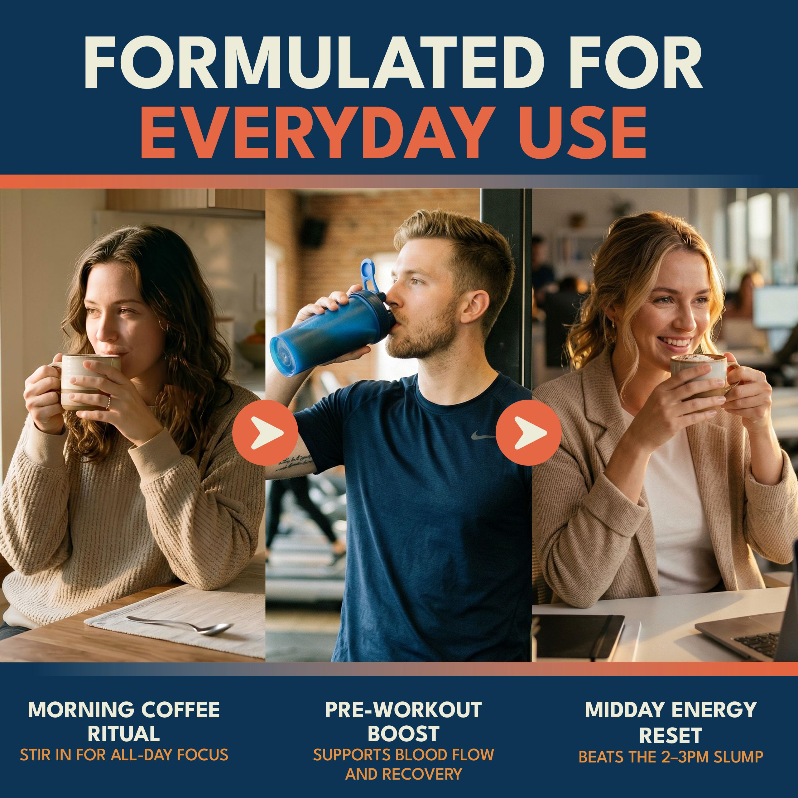 goorello Cocoa Flavanols Supplement in coffee