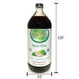 Gopal's Noni One Organic Noni Juice 907g pouring into a glass