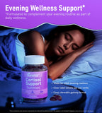 Goreta Cortisol Support Gummies with a measuring spoon