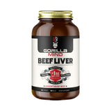 Gorilla Mind Beef Liver Capsules front view with packaging