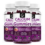 GORNVB Calcium Magnesium Zinc Gummies front view in cute shapes