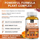 GORNVB Calcium Magnesium Zinc Gummies showing gummy texture