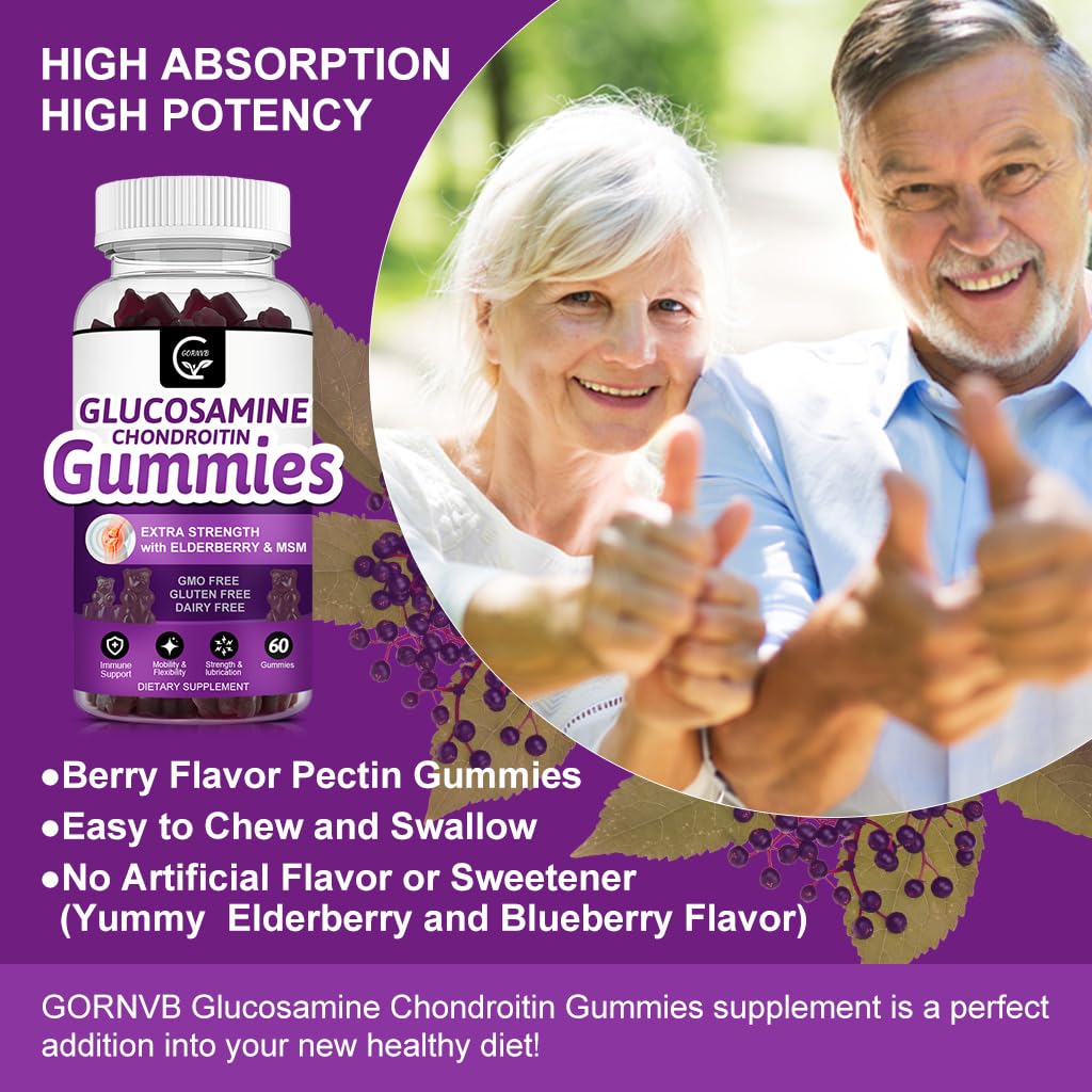 GORNVB Glucosamine Chondroitin Gummies in a lifestyle setting