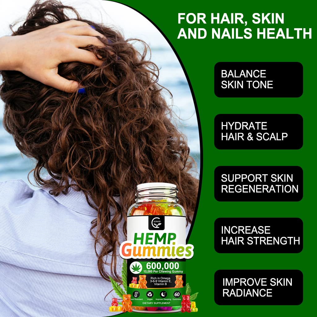GORNVB Hemp Gummies in a bowl with fresh fruits