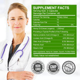 GORNVB Hemp Oil Capsules Omega 3-6-9 bottle with label