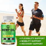 GORNVB Hemp Oil Capsules Omega 3-6-9 product packaging