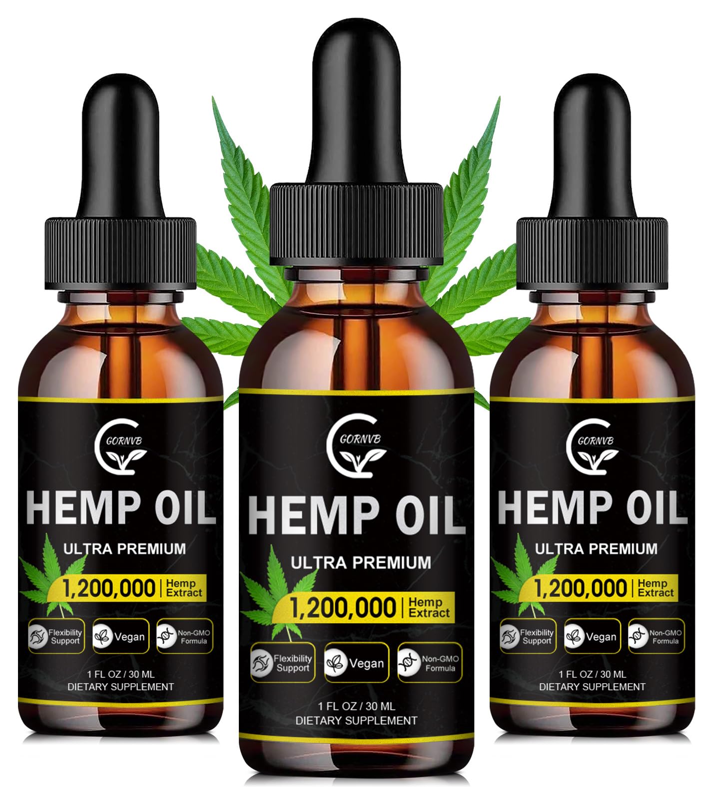 GORNVB Hemp Oil Extract 150g front view