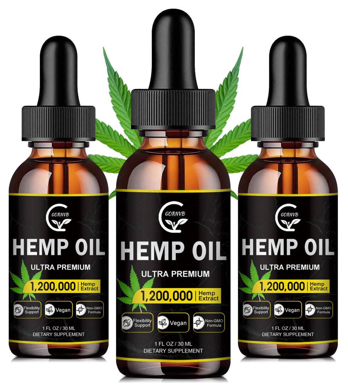GORNVB Hemp Oil Extract 150g front view