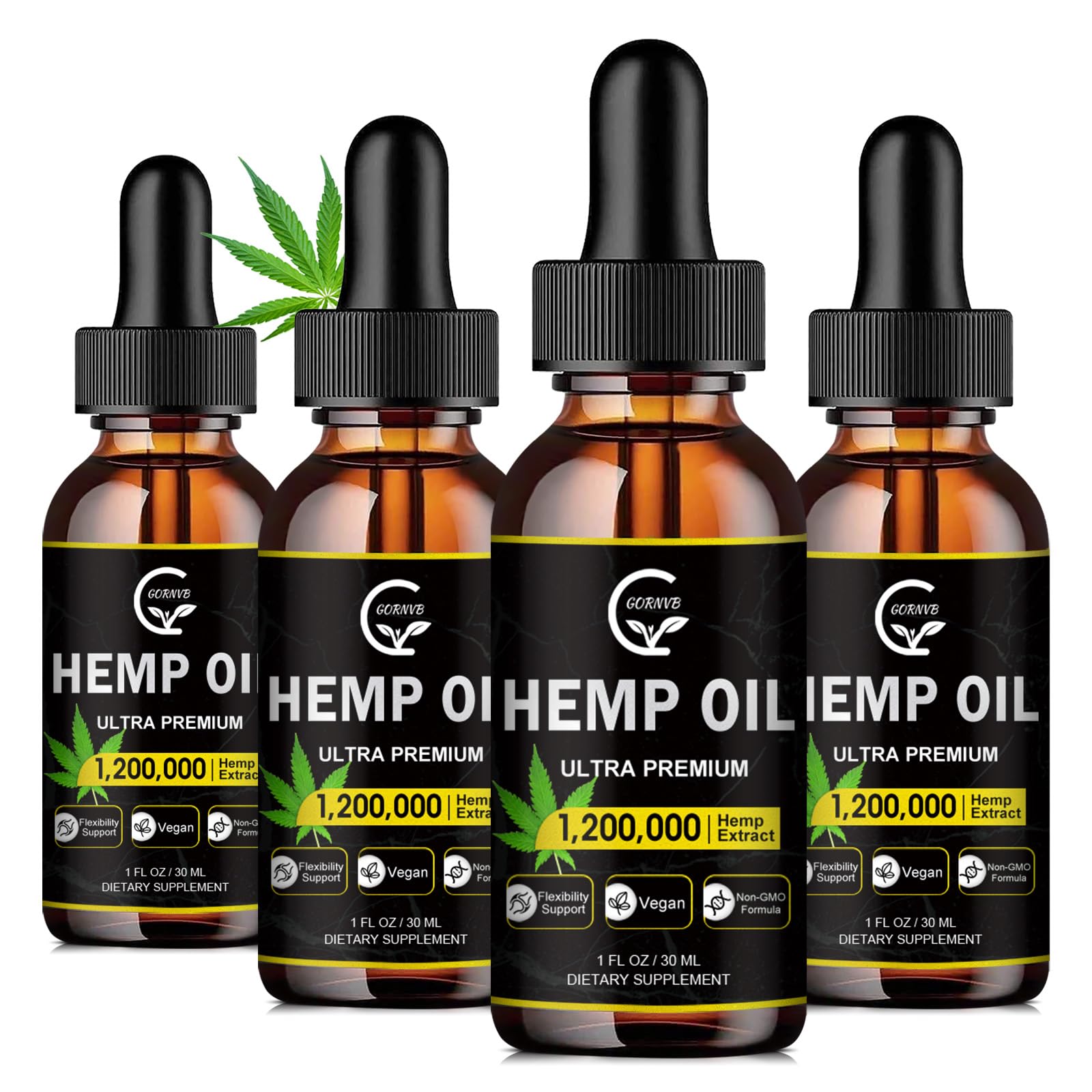 GORNVB Hemp Oil Extract 331g front view