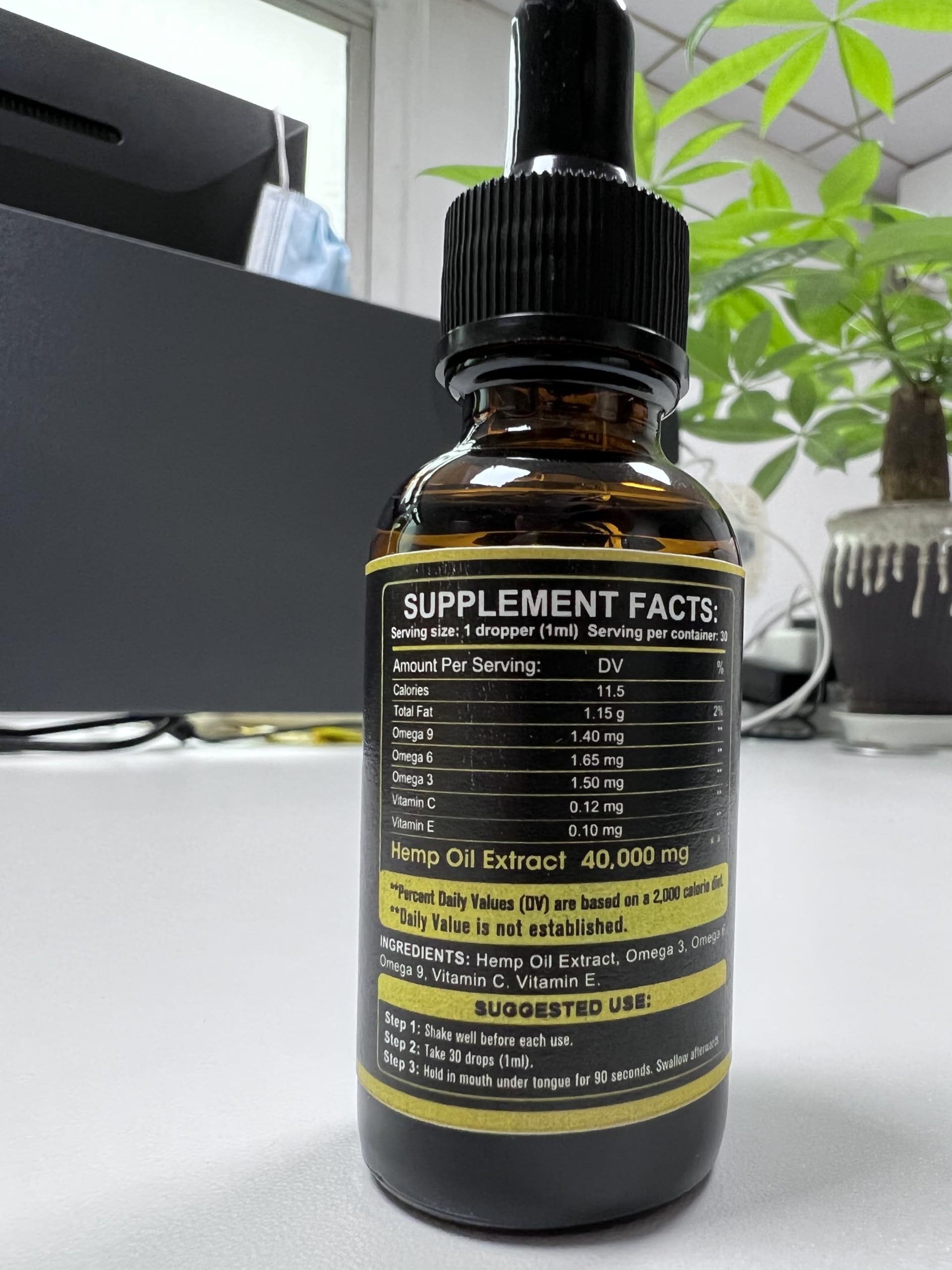 GORNVB Hemp Oil Extract 331g product details