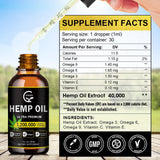 GORNVB Hemp Oil Extract Drops 168g bottle with label