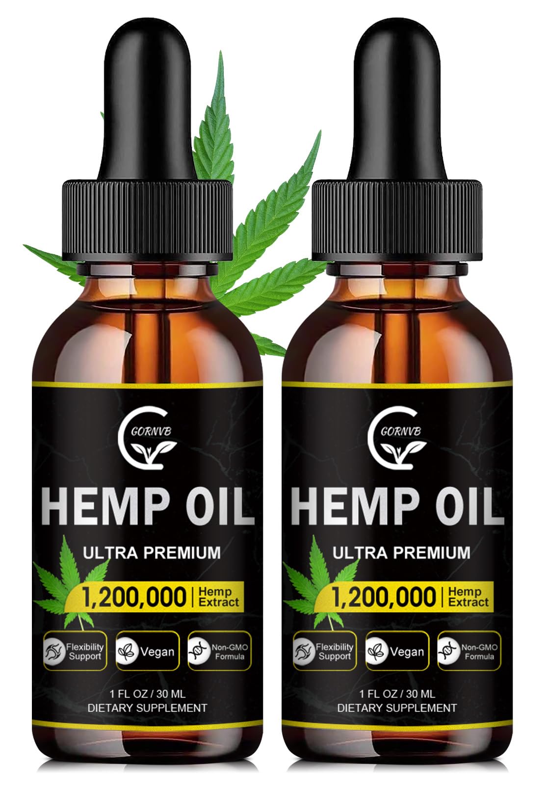 GORNVB Hemp Oil Extract Drops 168g front view