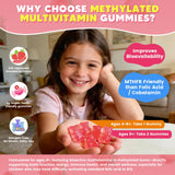 GORNVB Kids Multivitamin Gummies bottle with gummies scattered
