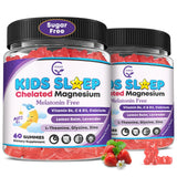 GORNVB Kids Sleep Gummies front view with natural strawberry flavour
