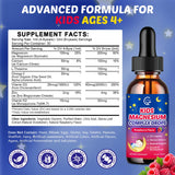 GORNVB Magnesium Glycinate Drops for Kids bottle back view