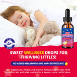 GORNVB Magnesium Glycinate Drops for Kids bottle side view