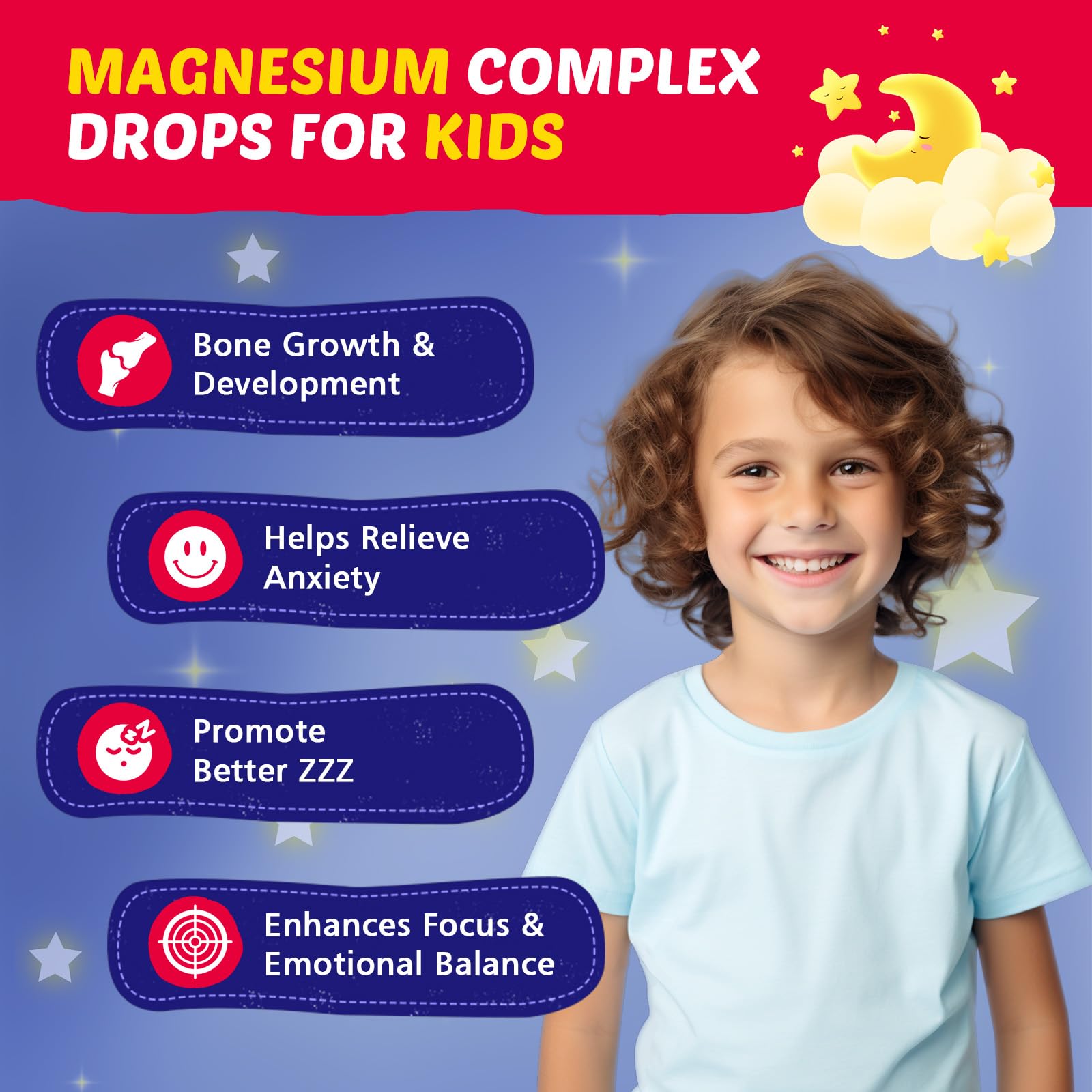 GORNVB Magnesium Glycinate Drops for Kids dosage dropper