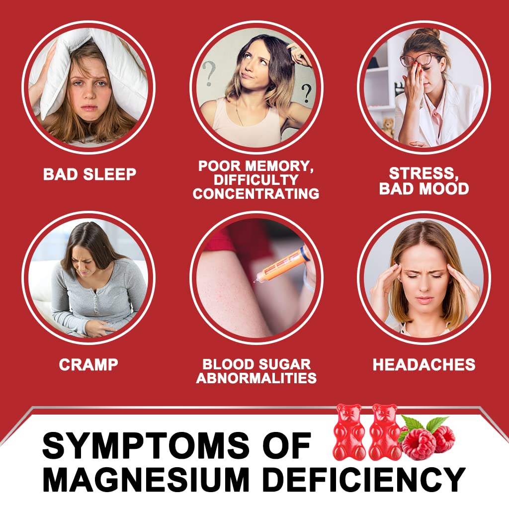 GORNVB Magnesium Glycinate Gummies with ingredients list