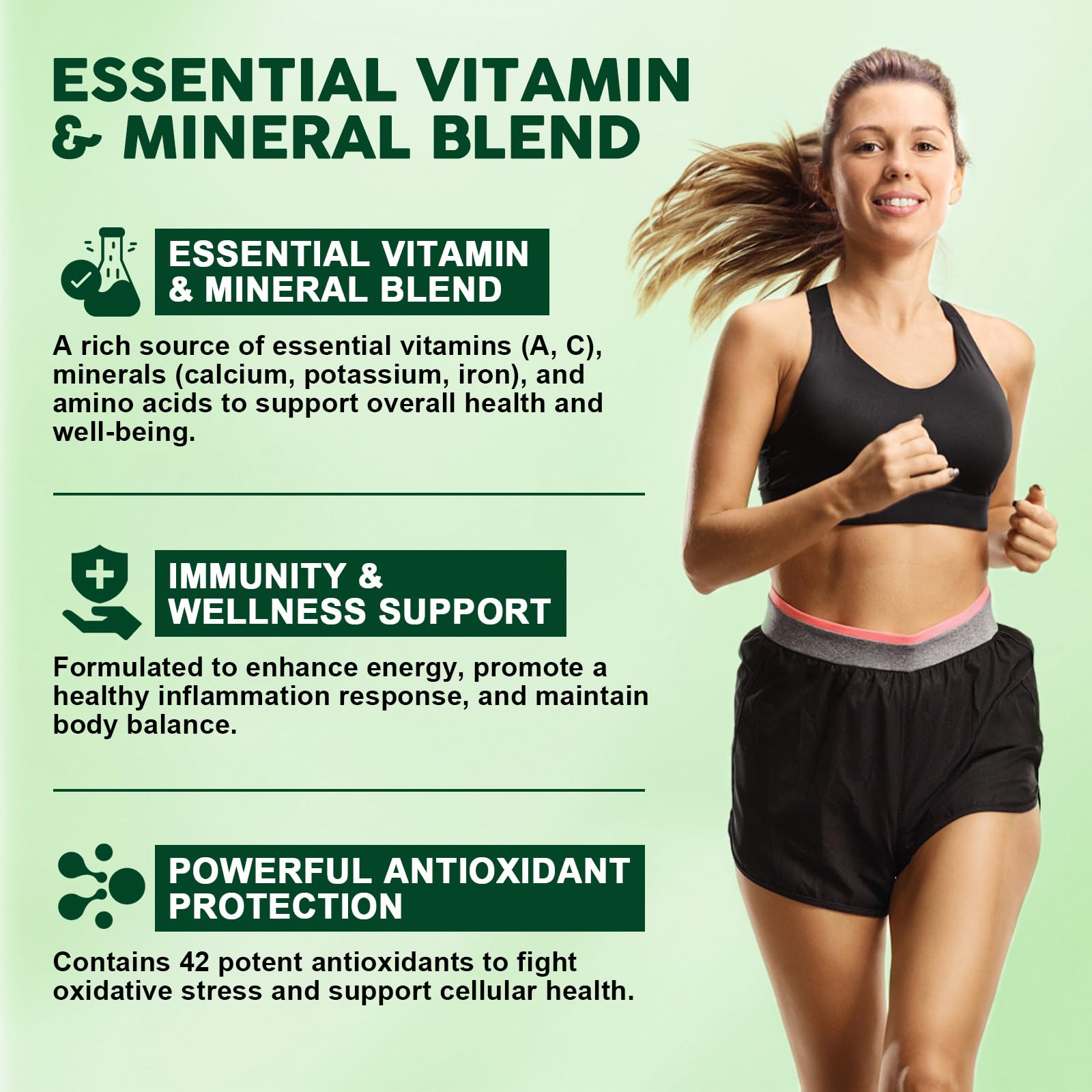 GORNVB Organic Moringa Liquid Drops 93g with ingredients