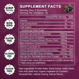 GORNVB Quercetin gummies packaging side view