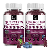 GORNVB Quercetin with Bromelain gummies front view
