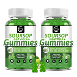 GORNVB Soursop Graviola Gummies front view with packaging