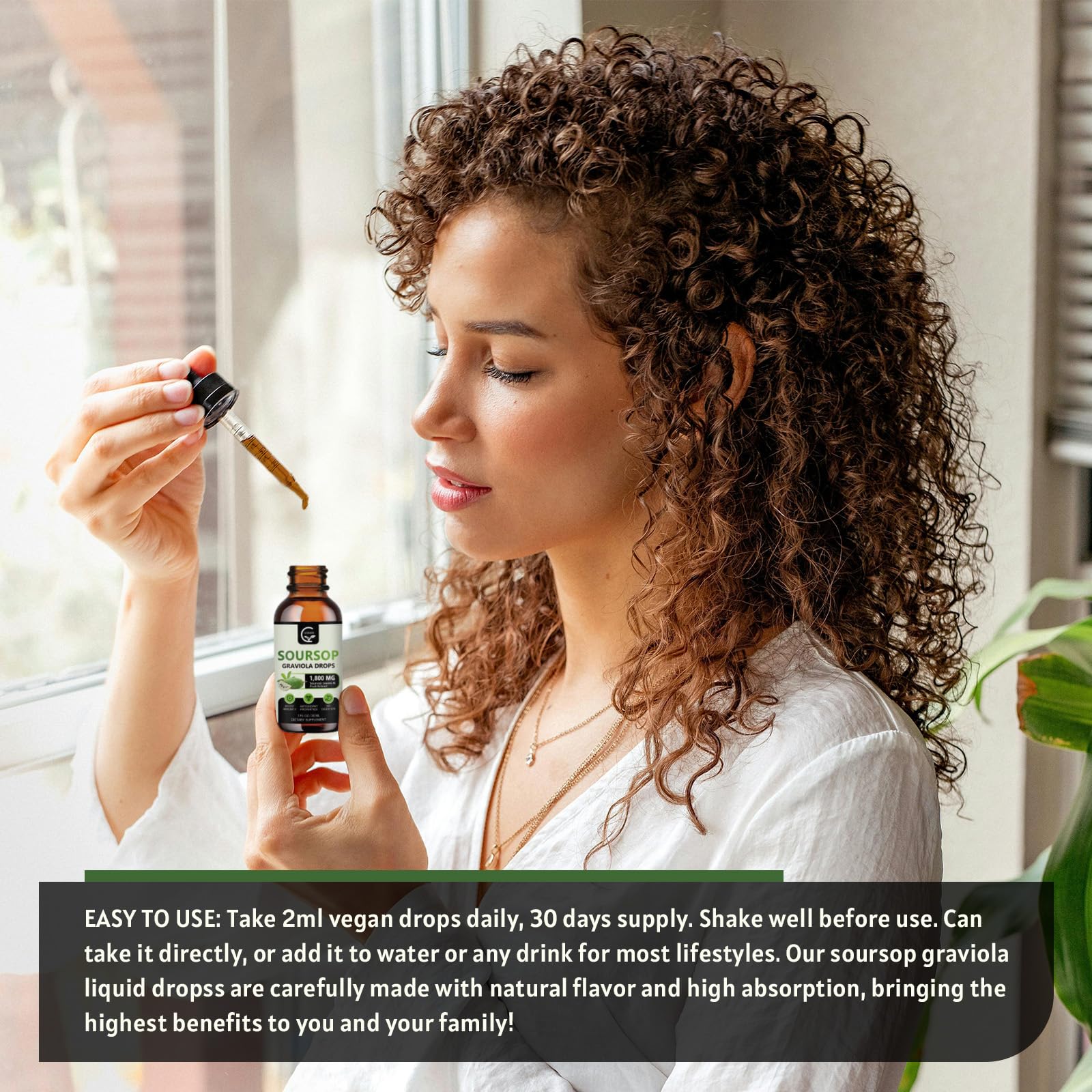 GORNVB Soursop Graviola Liquid Drops lifestyle scene