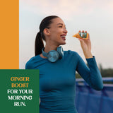 Gourmanity Organic Ginger Shots 60ml bottle opened