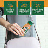 Gourmanity Organic Ginger Shots 60ml pack on kitchen counter