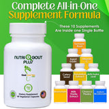 Gout and You NutriGout Plus supplement bottle side view