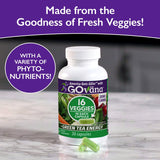GOVANA Fruit & Veggie Capsules back view with ingredient list