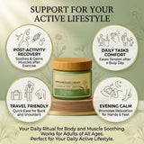 GOWEGO Magnesium Cream 150g application on skin
