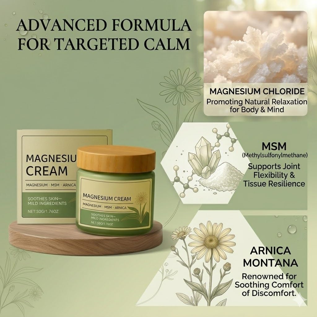 GOWEGO Magnesium Cream 150g side view