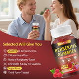 GparkNature Berberine Gummies on a wooden table